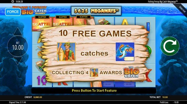 Fishin’ Frenzy The Big Catch Megaways™ Free Spins