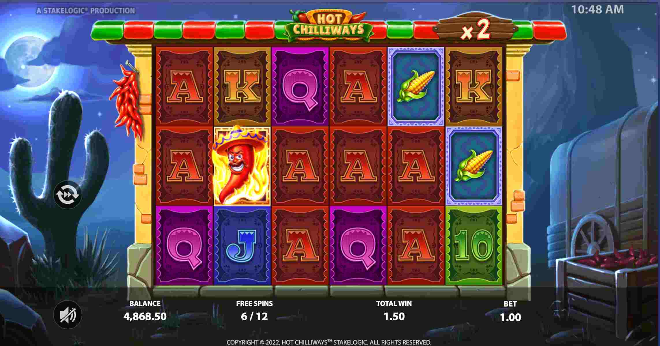 Hot Chilliways Free Spins Screenshot