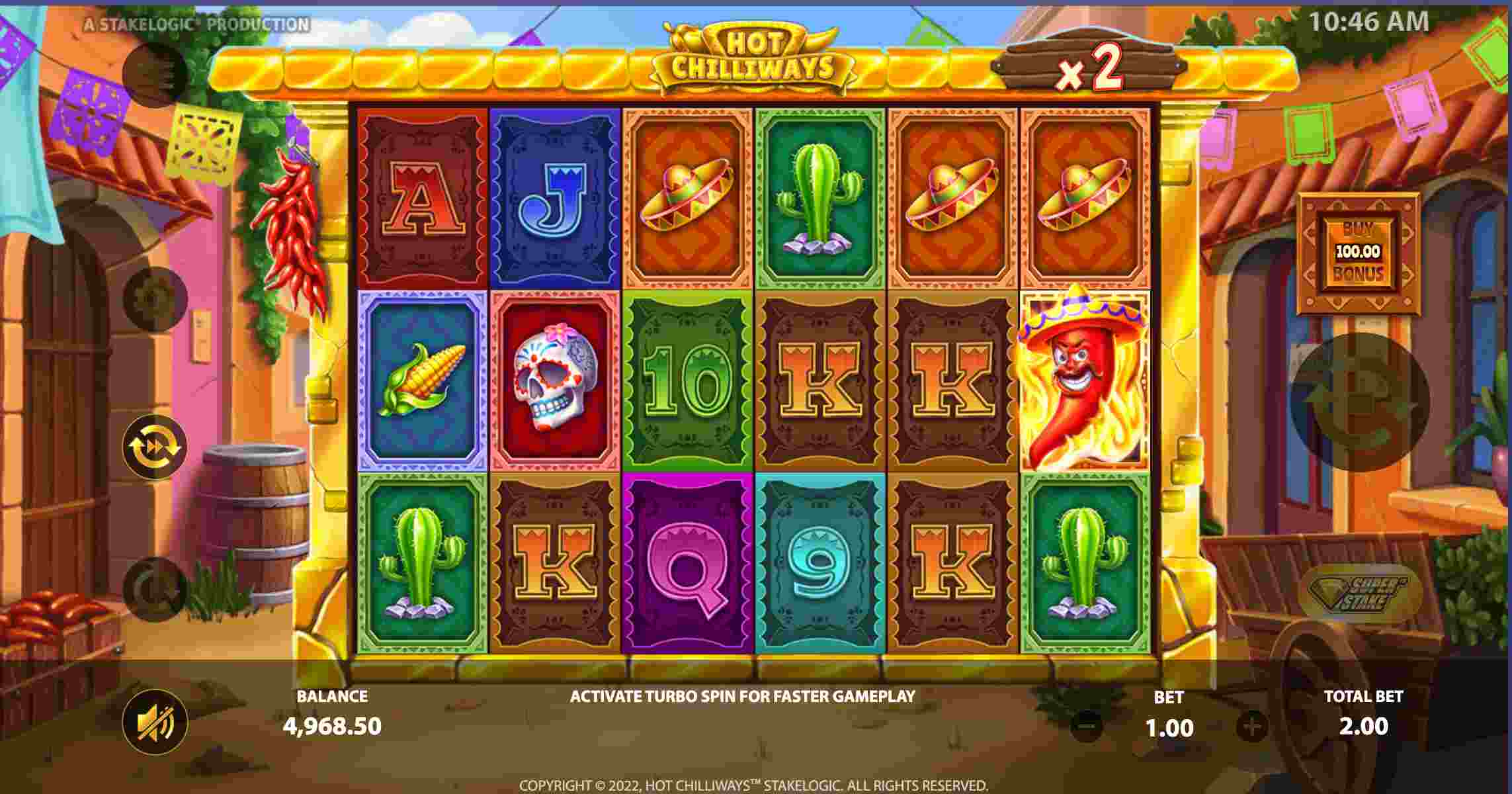 Hot Chilliways Red Chilli Wild Symbol Screenshot