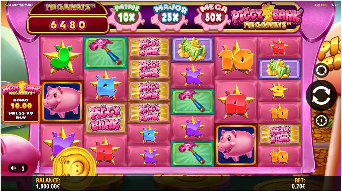 Piggy Bank Megaways™ Gameplay Screenshot