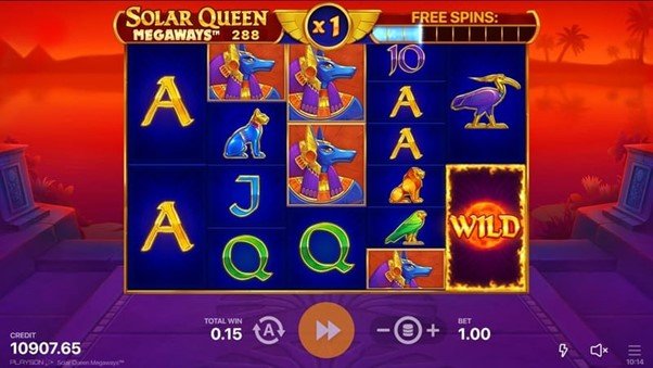 Solar Queen Megaways™ Free Spins Bonus Game