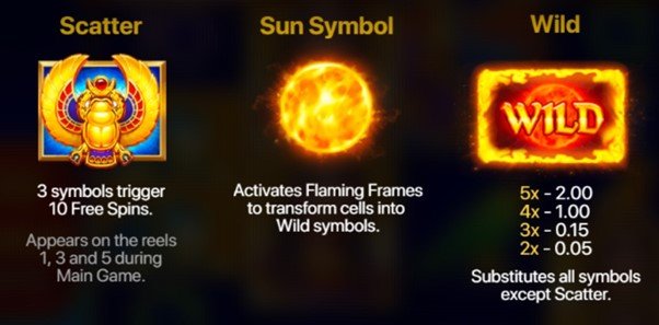 Solar Queen Megaways™ Special Symbols