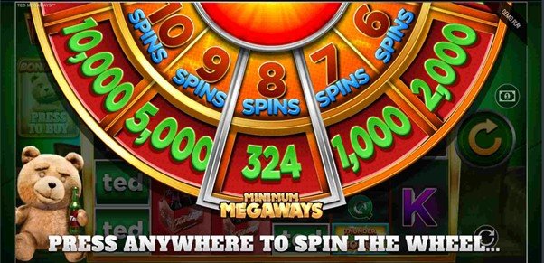 Screenshot from Blueprint Gaming's Ted Megaways™ Gameplay