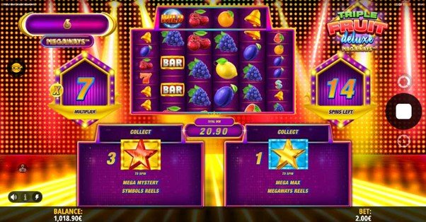 Triple Fruit Deluxe Megaways™ Free Spins