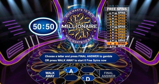 Who Wants To Be A Millionaire Megaways™ Hot Seat Free Spins Gamble Screenshot