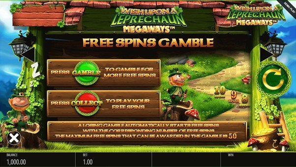 Wish Upon a Leprechaun Megaways™ Free Spins Gamble