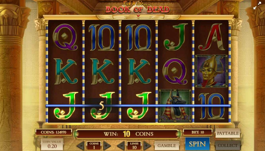 book of dead screenshot