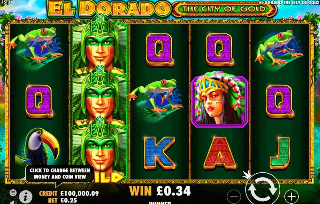 el dorado city of gold Megaways screenshot