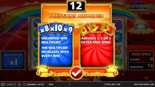 road-to-riches-megaways-free-spins-awarded