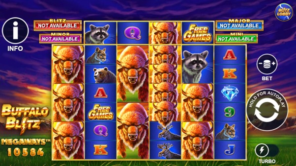 Screenshot Buffalo Blitz megaways