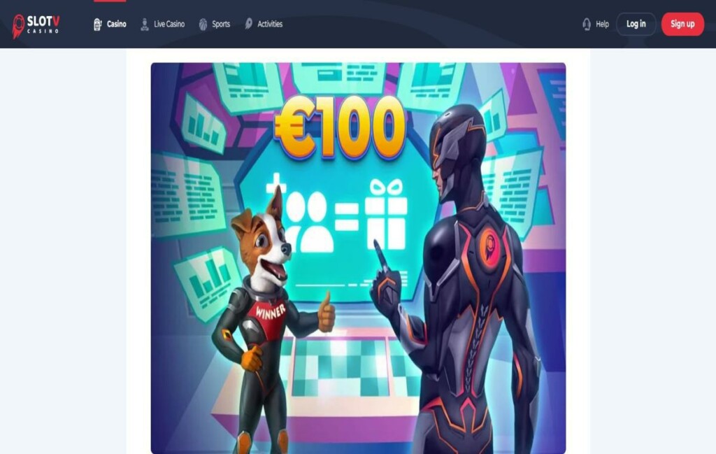 SlotV Casino Refer a Friend