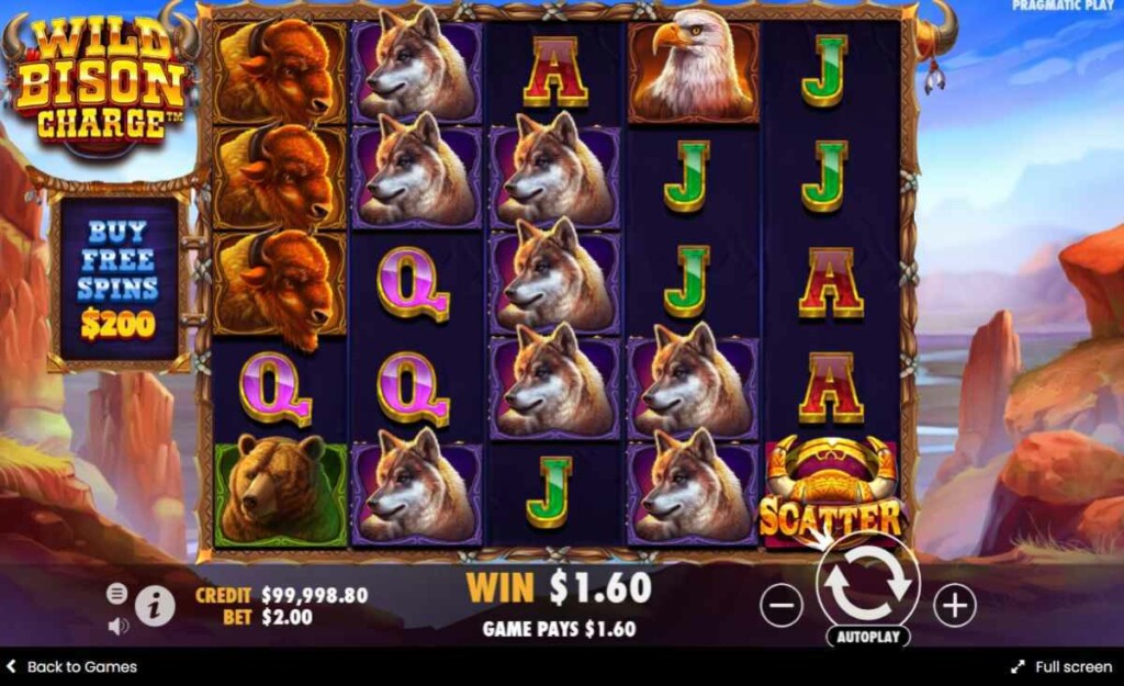 Wild Bison Charge Gameplay screenshot