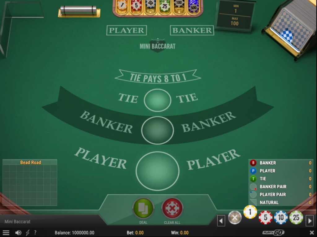 Killy Billy Mini Baccarat Baccarat Strategy