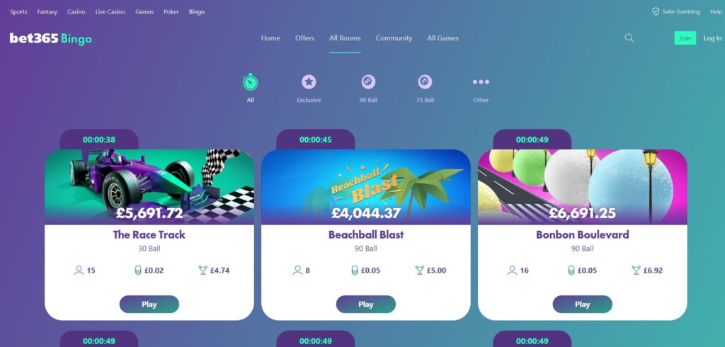 Bet365 Bingo