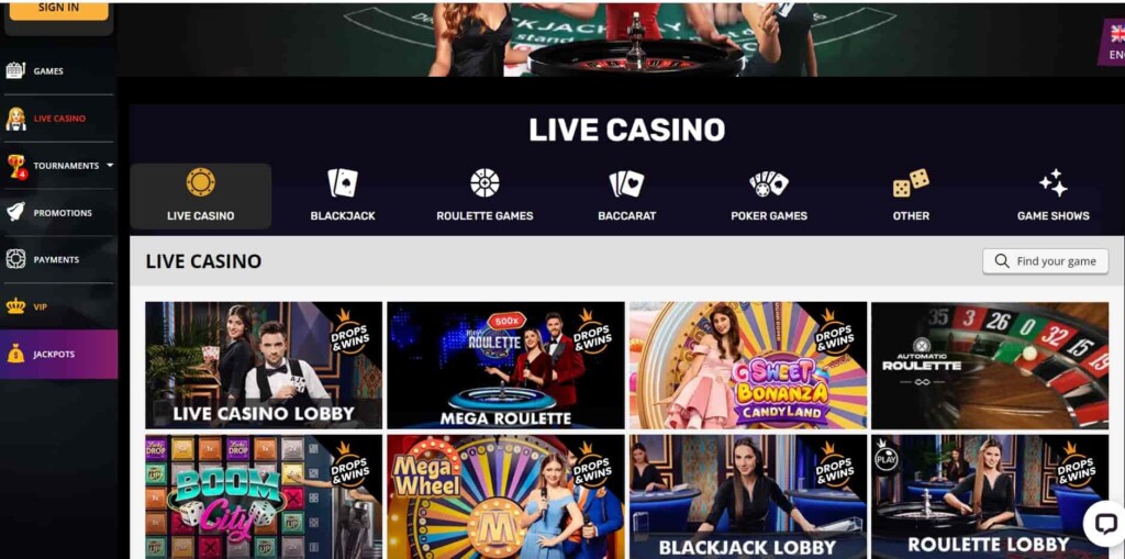 ETH Live Casino