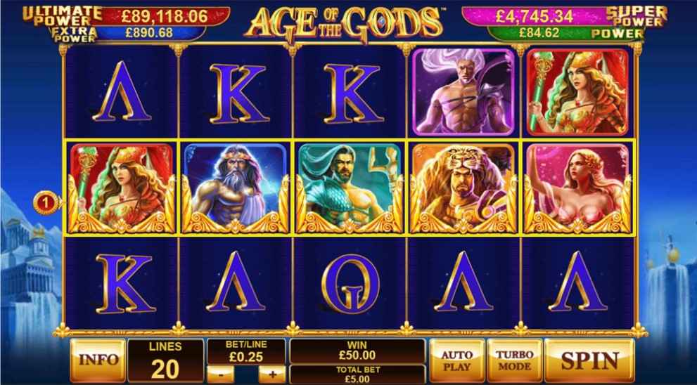 Playtech Age of Gods Indonesia