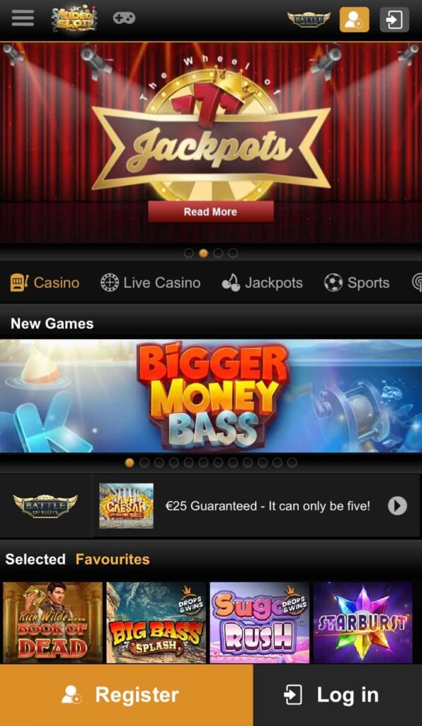 VideSlots RoW applepay