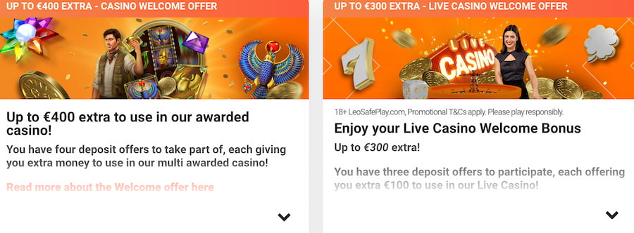 Casino Bonus LeoVegas Promotions