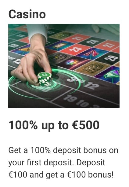 Unibet Casino Bonus Welcome Offer