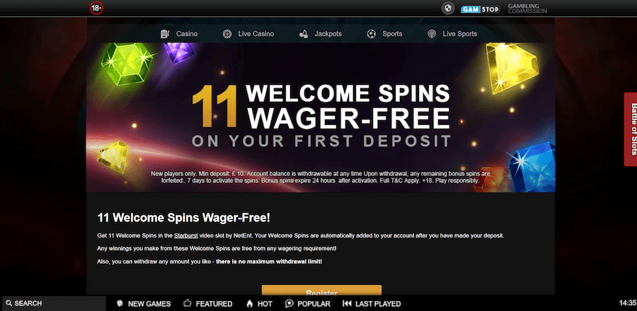 Videoslots UK Casinos