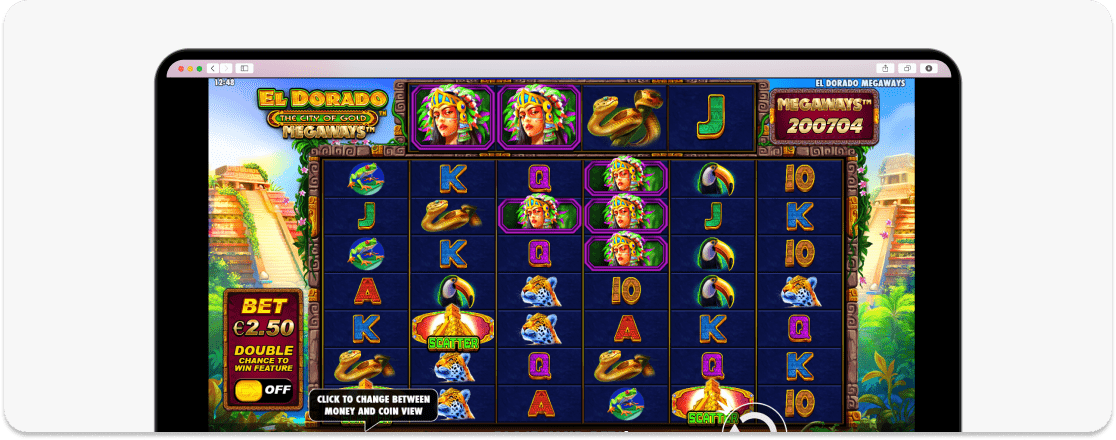 el dorado city of gold Megaways screenshot