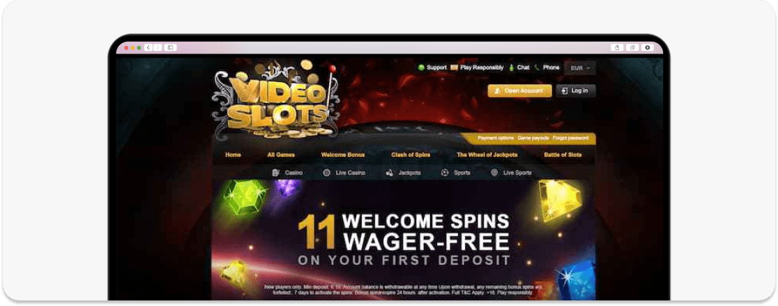 VideoSlots ROW No Wagering Offer