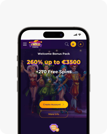 A screenshot of iWild Homepage Mobile