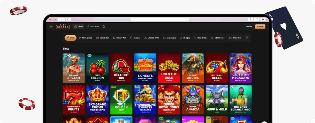 Slot Mafia slots lobby