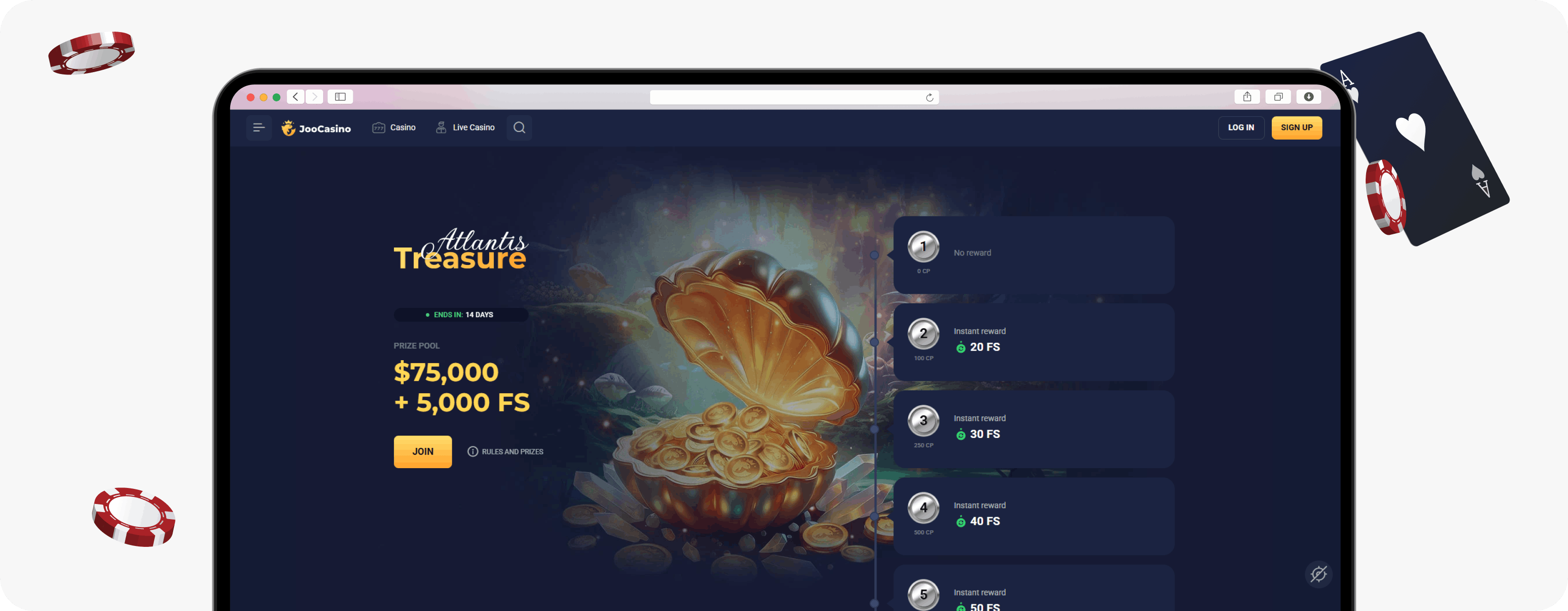 Joo Casino VIP section