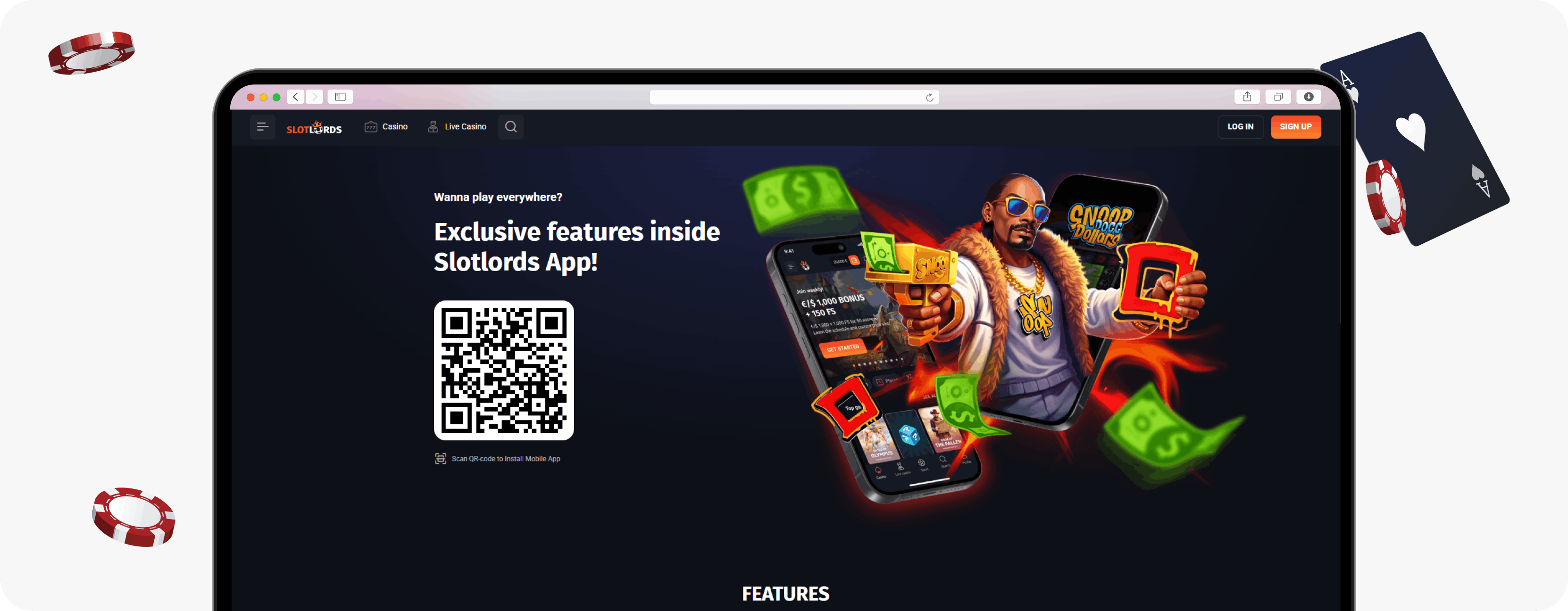 SlotLords Casino mobile app